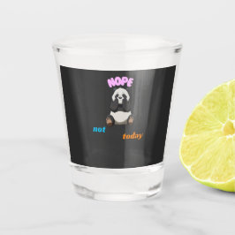 Niet vandaag: omarm de Panda Vibes Shot Glas