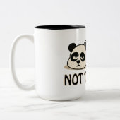 Niet vandaag Panda Tweekleurige Koffiemok (Links)