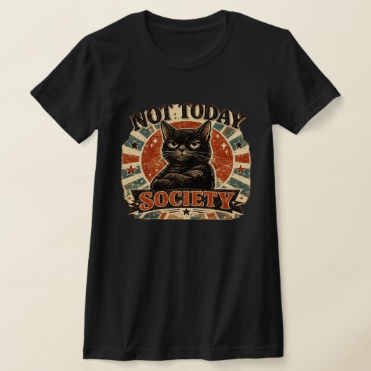 NIET VANDAAG SAMENLEVING T-SHIRT (Laagn)