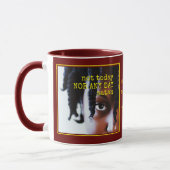 NIET VANDAAG SATAN | Aangepaste foto | Christelijk Mok (Links)