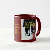 NIET VANDAAG SATAN | Aangepaste foto | Christelijk Mok (Voorkant rechts)