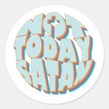 Niet vandaag satan Inspirerend Christelijk