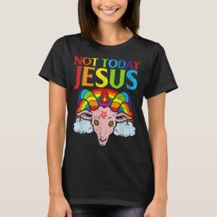 Niet vandaag, Satan Jesus versus Satan in Basketba T-shirt