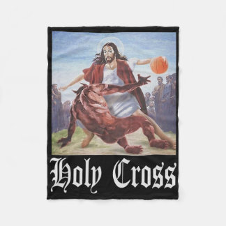 Niet vandaag Satan Jezus Crossover Bysketbyll Holy Fleece Deken