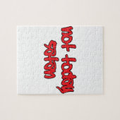 Niet vandaag satan legpuzzel (Horizontaal)