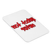 Niet vandaag satan magneet (Rechterzijde)