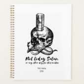 Niet vandaag Satan - Skull Skeleton Planner (Voorkant)