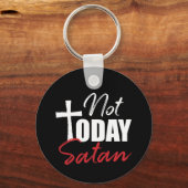 Niet vandaag satan sleutelhanger (Voorkant)