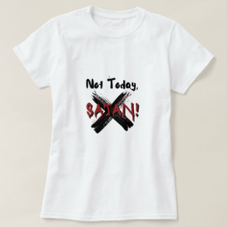 Niet vandaag satan t-shirt