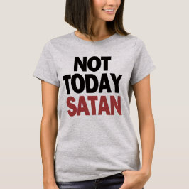 Niet vandaag satan t-shirt