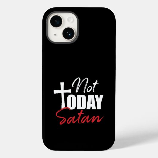 Niet Vandaag Satan Zwart Case-Mate iPhone Case (Achterkant)