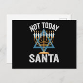 Niet Vandaag Sinterklaas Joodse Hanukkah Feestdag Briefkaart (Voorkant / Achterkant)