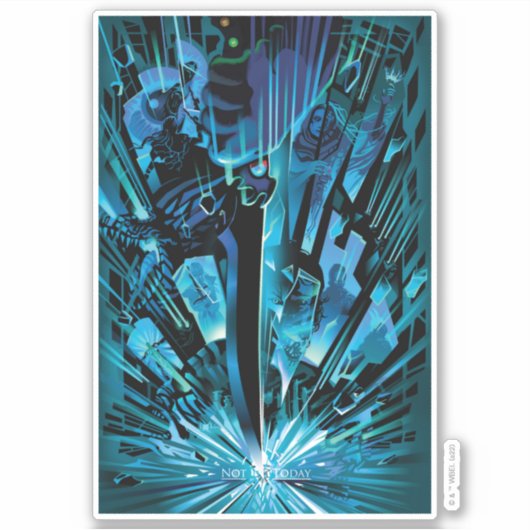 Niet vandaag sticker (Voorkant)