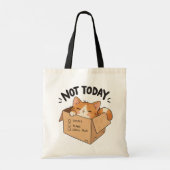 Niet vandaag tote bag (Achterkant)