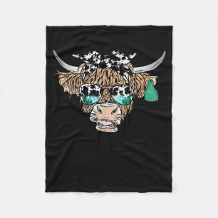Niet Vandaag Vaars Vintage Dame Koe Dames Vaars Fleece Deken