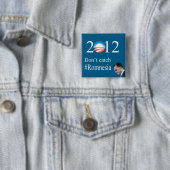 Niet vangen #Romnesia Vierkante Button 5,1 Cm (In situ)