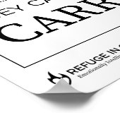 niet vast - afdruk poster (Hoek)