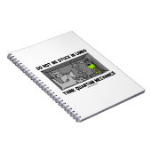 Niet vastzitten in de kwantummechanica van de Limb Notitieboek (Rechterzijde)