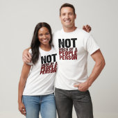 Niet veel mensen t-shirt (Unisex)