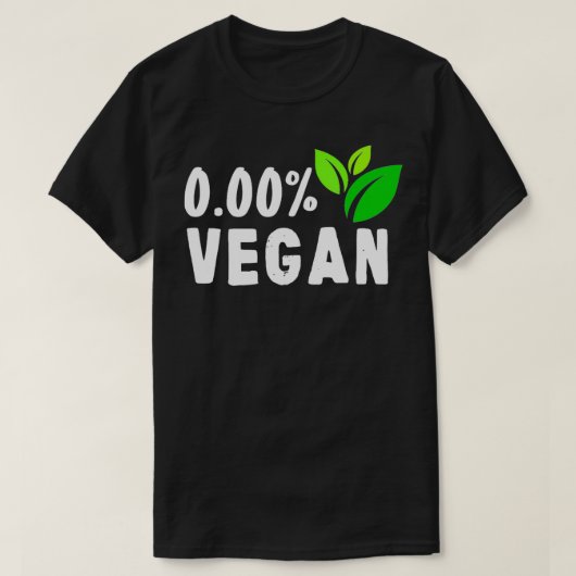 Niet veganistisch Vlees Eten Chef Kook Varkensvlee T-shirt (Design voorkant)