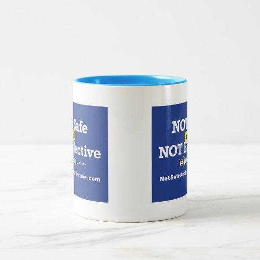 Niet veilig en niet effectief koffie Mok (Center)