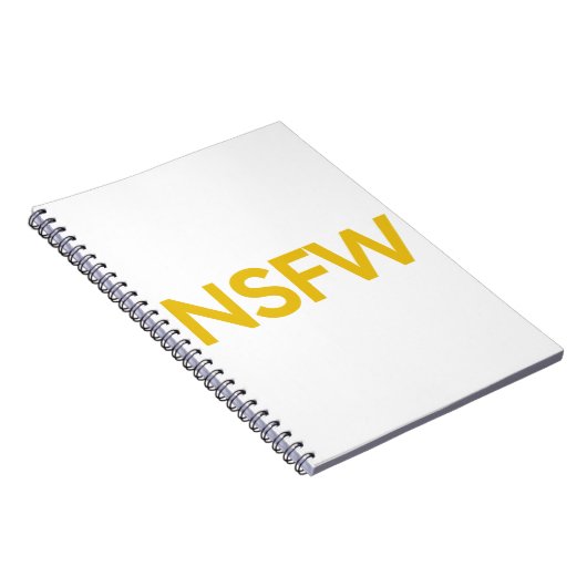 Niet veilig voor werk (NSFW) Notitieboek (Rechterzijde)