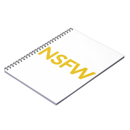 Niet veilig voor werk (NSFW) Notitieboek (Linkerzijde)
