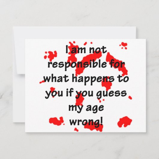 Niet verantwoordelijk (Voorkant)