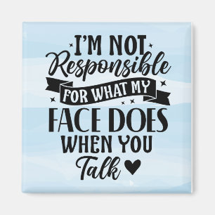 Niet verantwoordelijk voor Sarcastisch offensief Magneet