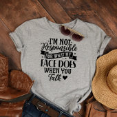 Niet verantwoordelijk voor Sarcastisch offensief T-shirt