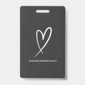 Niet-verbale badge (Achterkant)