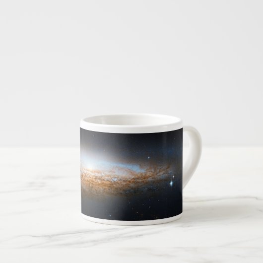 Niet-verduurzaamde spiraalmelkweg UFO Galaxy NGC 2 Espresso Kop (Voorkant rechts)