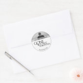 Niet vergeten - Helder Ronde Sticker (Envelop)