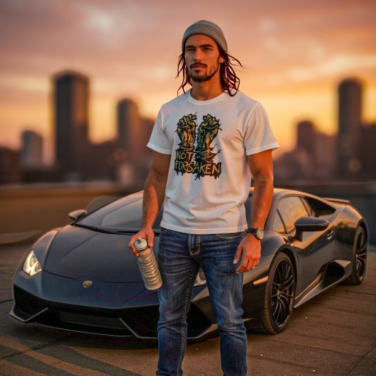 Niet verlaten Tri-Blend shirt