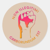 NIET (verloop) Ronde Sticker (Voorkant)