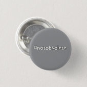 Niet verouderd ronde button 3,2 cm (Voorkant /achterkant)