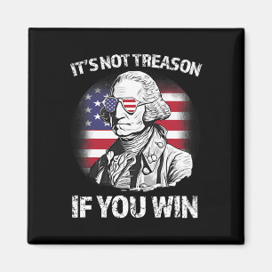Niet verraad als je George Washington US Flag 4 wi Magneet