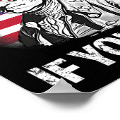 Niet verraad als je George Washington US Flag 4 wi Poster (Hoek)