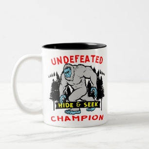 Niet-verslagen Champion Bigfoot 04 # Tweekleurige Koffiemok