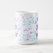 Niet verven Mok van schimmelschilderkoffie (Center)