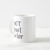 NIET verven Mok water (Voorkant links)