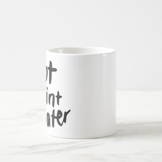 Niet verven Mok water (Center)