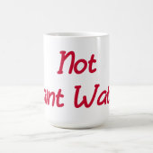 Niet verven water koffiemok (Center)