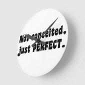 Niet Verwaand, enkel Perfect Ronde Klok (Hoek)