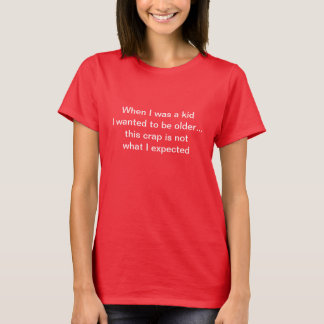 niet verwacht t-shirt