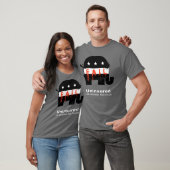 Niet verzekerd voor universele gezondheidszorg t-shirt (Unisex)