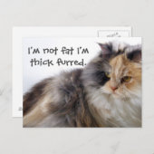 Niet vet. Dick Fured Briefkaart (Voorkant / Achterkant)