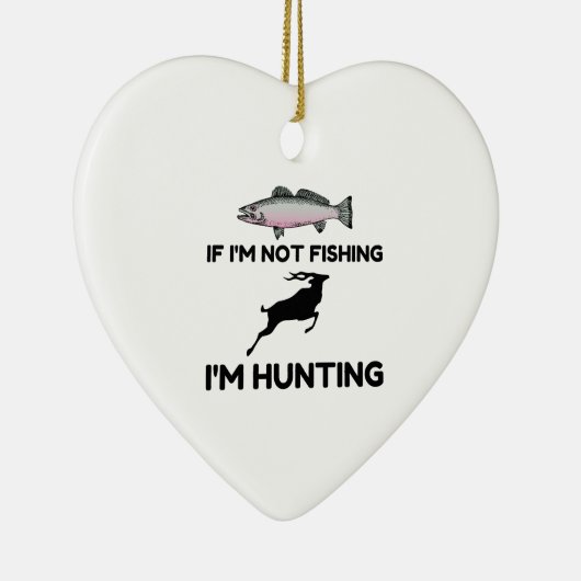 Niet Vist dan jagen Keramisch Ornament (Rechts)