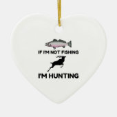 Niet Vist dan jagen Keramisch Ornament (Voorkant)