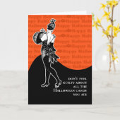 Niet voel Schuldig over het Snoep van Halloween Kaart (Gele Bloem)